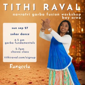 Navratri Garba Fusion Workshop (Bay area)